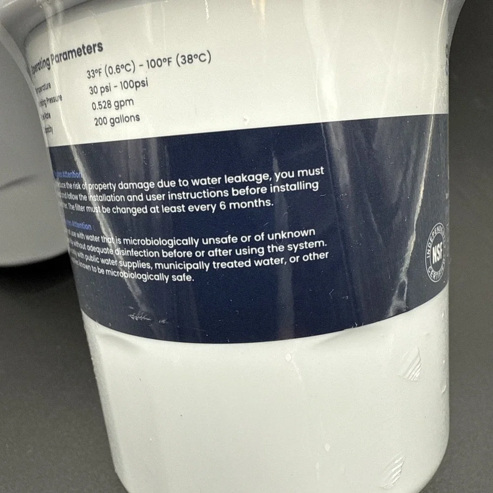 2 Glacier Fresh Filters GF-MWF for GE Refrigerator Water Filter‎ -See Pictures-